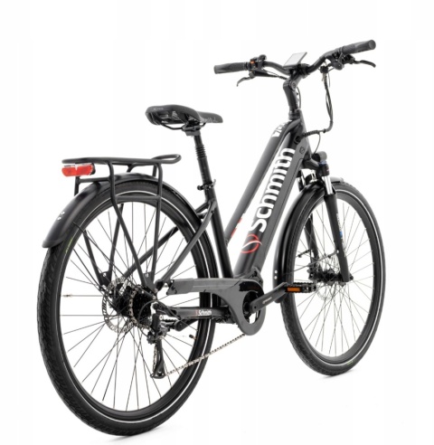 Rower elektryczny Germina City 28” 250W | Bateria 36V 10.4Ah | 8 biegów Shimano Altus | Amortyzator Suntour | E-bike miejski