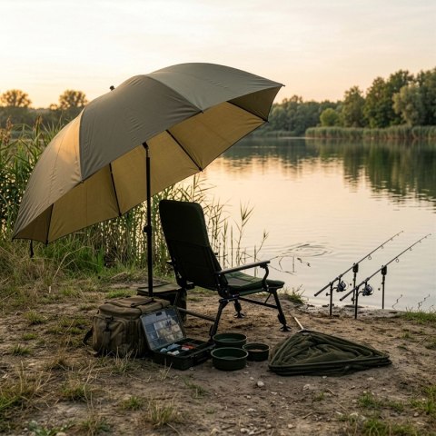NC4701 PARASOL WĘDKARSKI Z PEŁNĄ OSŁONĄ NILS CAMP