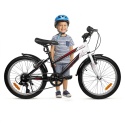 Rower Dziecięcy SIROX RUST 20” Czarny 6 Biegów V-Brake