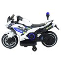 Motor policyjny z świecącym kogutem i syreną/A706-2