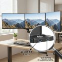Uchwyt biurkowy do 3 monitorów Maclean MC-811 (biurkowy; 17" - 27"; max. 20kg)