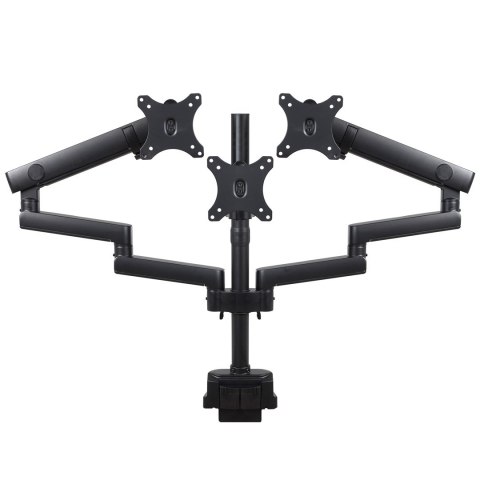 Uchwyt biurkowy do 3 monitorów Maclean MC-811 (biurkowy; 17" - 27"; max. 20kg)