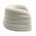 Sofa dmuchana welurowa łóżko materac 229x109x81 cm Intex 66571