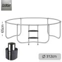 Trampolina ogrodowa profilowana 10ft/312cmz siatką wewnętrzną Neo-Sport
