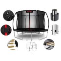 Trampolina ogrodowa profilowana 12ft/374cm z siatką wewnętrzną Neo-Sport