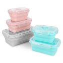 NC4105 POJEMNIK/LUNCH BOX SKŁADANY MIĘTOWY 355ML NILS CAMP