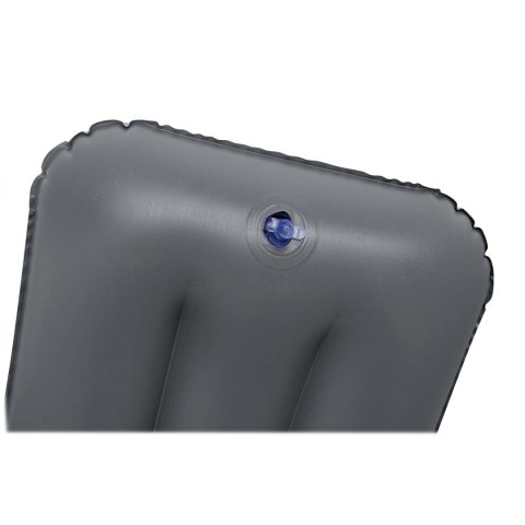 Poduszka dmuchana welurowa 42 x 26 cm Bestway 67121 szary