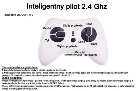 SZYBKI GOKART NA AKUMULATOR 12 V, CZUJNIK ANTYKOLIZYJNY/XMX-619