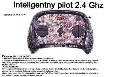 TRAKTOR NA AKUMULATOR POWER Z ŁYŻKĄ , PILOT, JAKOŚĆ/ZP1008A