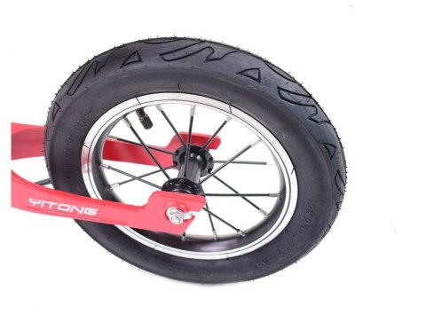 ROWEREK BIEGOWY 12", ALUMINIOWA RAMA, ALUMINIOWE FELGI, PODNÓŻEK, WZMACNIANA RAMA, SUPER JAKOŚĆ/KD-06