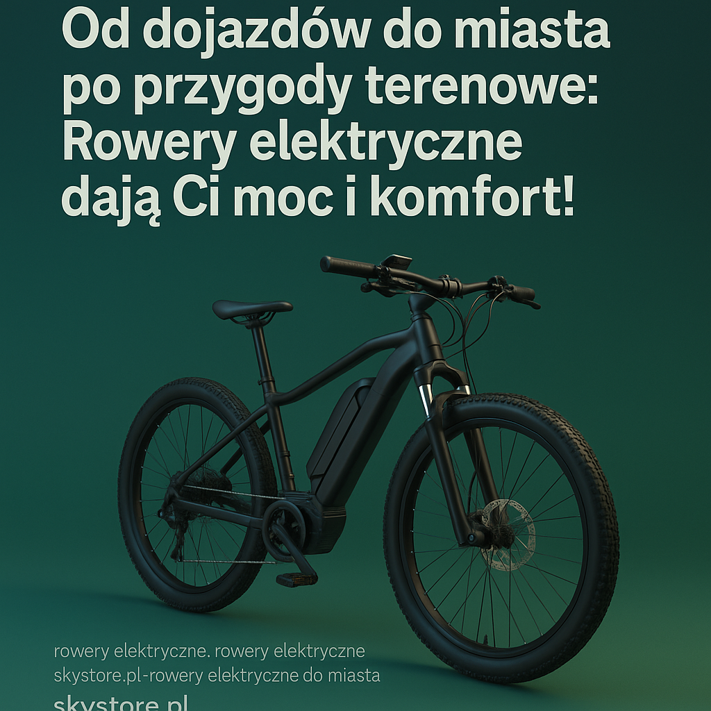 Elektryczna wolność na dwóch kołach – odkryj moc rowerów elektrycznych ze sklepu skystore.pl